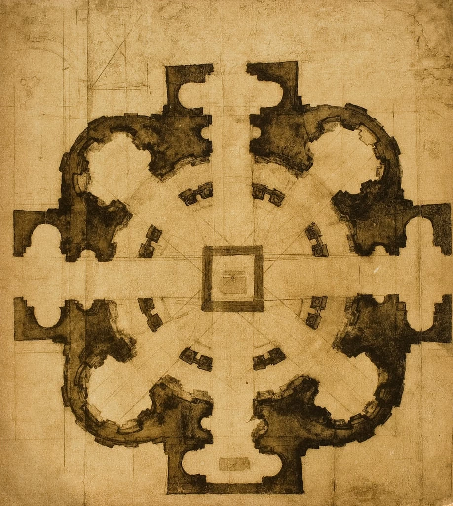 Progetto per una chiesa - Casa Buonarroti, Firenze